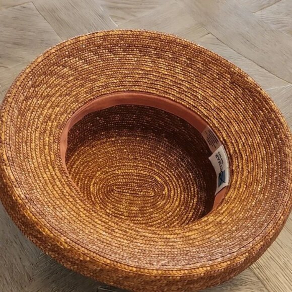 Vintage Betmar New York Straw Hat – Quiet Luxury Autumn Edit – Timeless Boutique - Picture 4 of 16